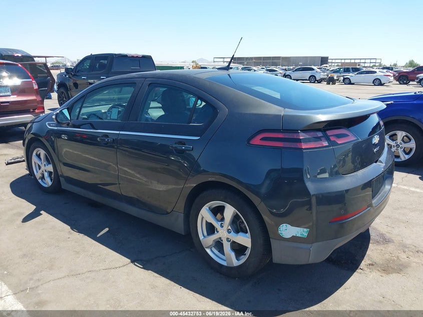 Vin: 1g1rh6e49eu155315, lot: 45930853, chevrolet volt 20143