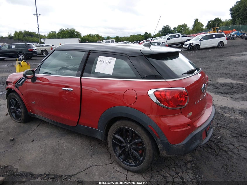 Vin: wmwss7c5xews44405, lot: 45930864, mini paceman cooper s 20143