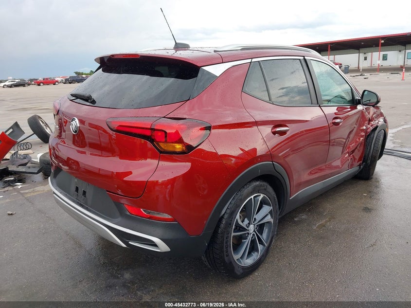 Vin: kl4mmesl1nb110829, lot: 45930873, buick encore gx awd select 20224