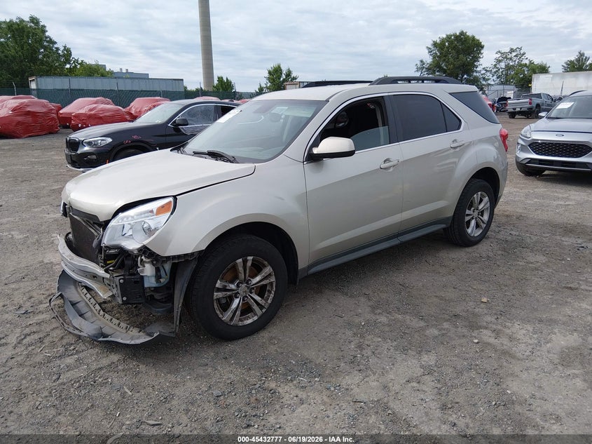 2014 Chevrolet Equinox, Front & Rear, IAAI, VIN 2GNALBEK4E6275457 — photo 2