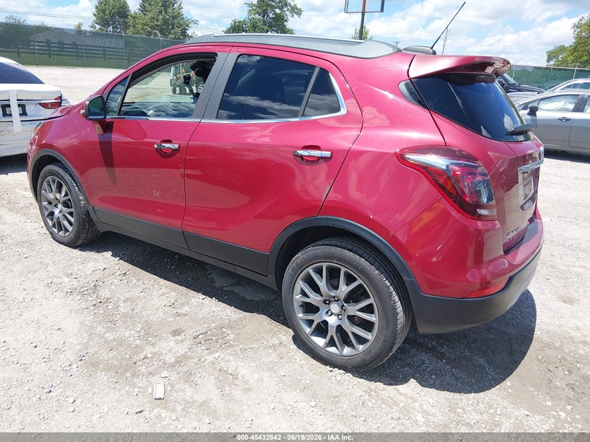 Vin: kl4cj1sbxhb034066, lot: 45930942, buick encore sport touring 20173