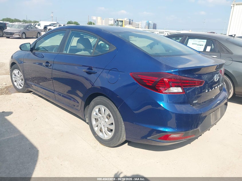 2020 HYUNDAI ELANTRA auction photo 3
