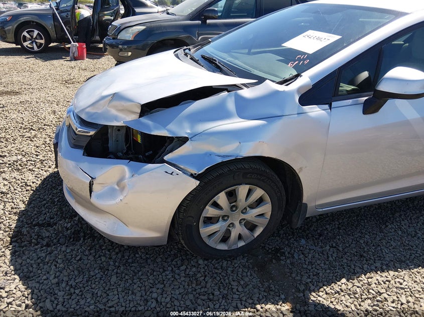 2012 HONDA CIVIC SEDAN 1.8L I-4 VVT, 140HP