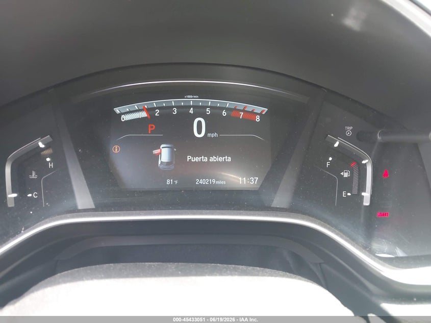 2018 HONDA CR-V auction photo 7