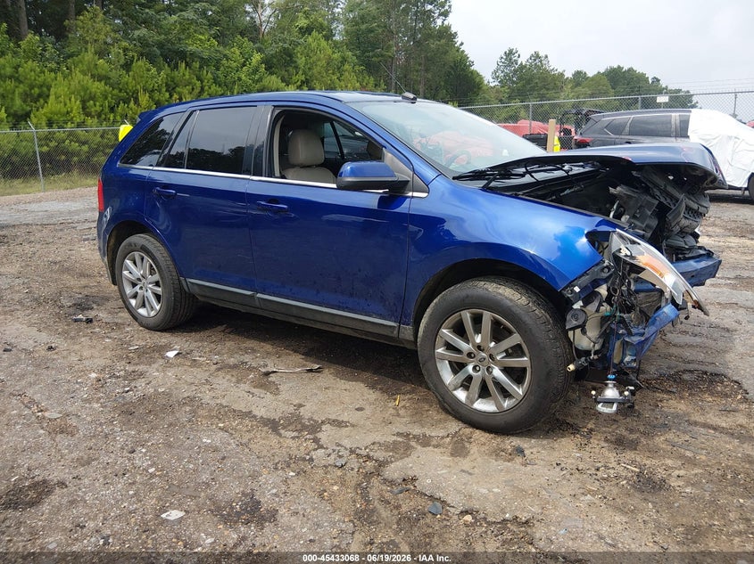 Vin: 2fmdk3kc8dba22350, lot: 45931168, ford edge limited 20131