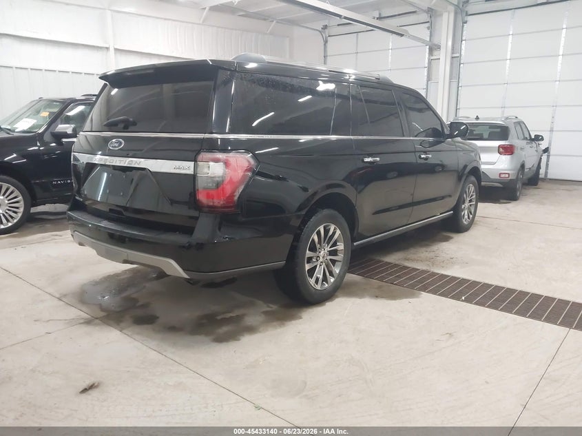 Vin: 1fmjk1kt2jea25008, lot: 45931240, ford expedition max limited 20184