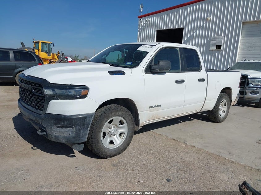 Vin: 1c6rrfcg8sn598053, lot: 45931291, ram 1500 tradesman  4x4 6'4 box 20252