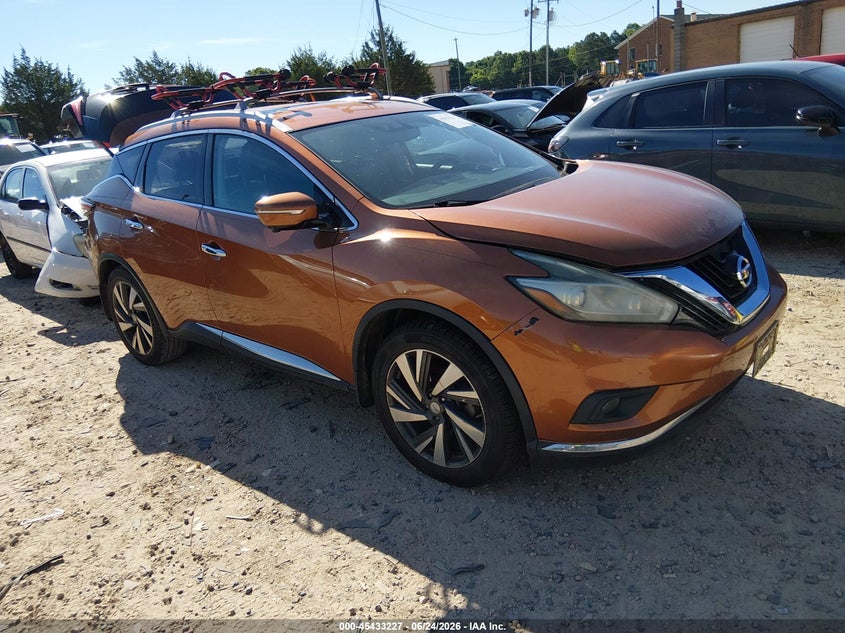 NISSAN MURANO 2015 VIN 5N1AZ2MG1FN273033