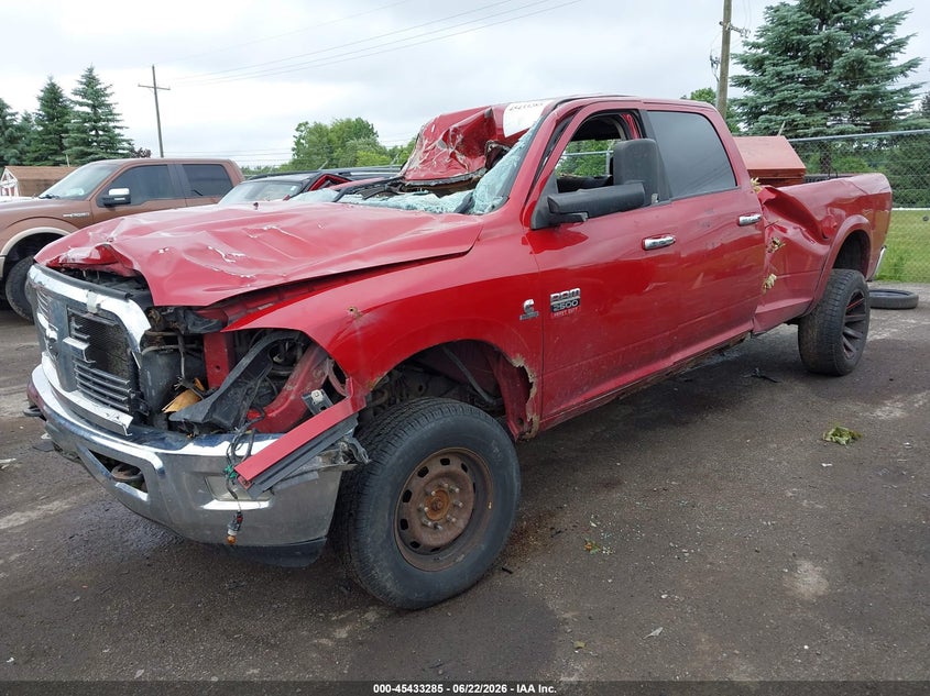 Vin: 3d7ut2cl1ag182546, lot: 45931385, dodge ram 2500 slt 20102