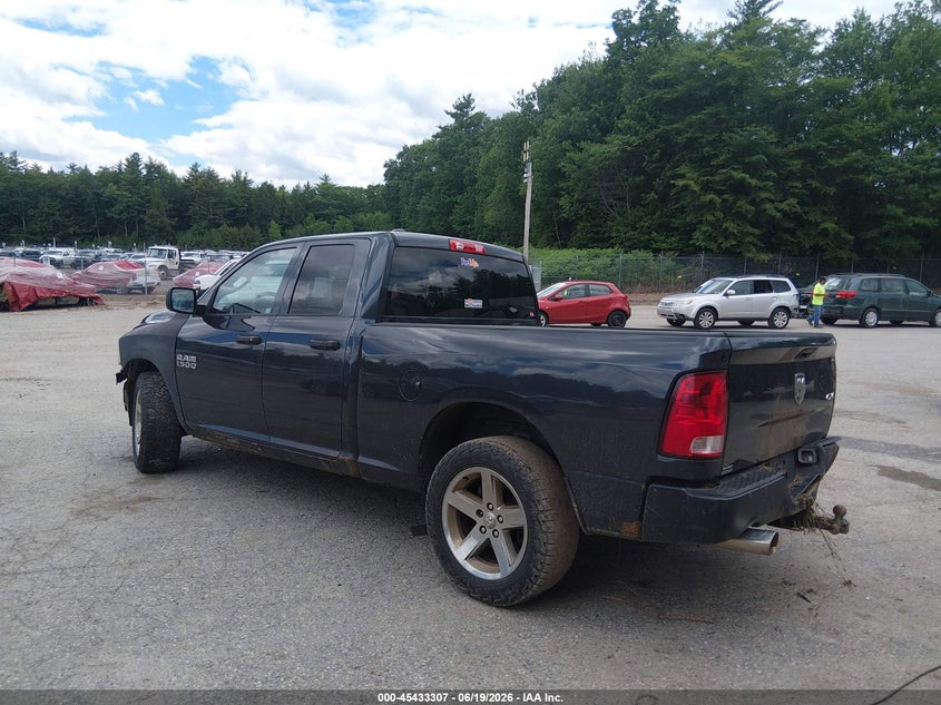 Vin: 1c6rr7ft1es321958, lot: 45931407, ram 1500 express 20143