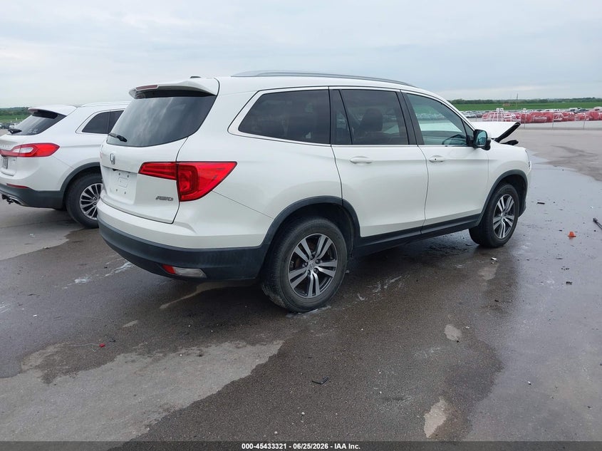 Vin: 5fnyf6h51jb019003, lot: 45931421, honda pilot ex-l 20184