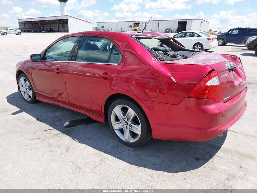 Vin: 3fahp0kcxcr394039, lot: 45931436, ford fusion sport 20123