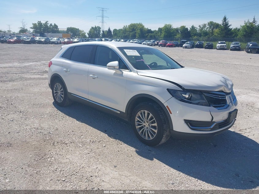 Vin: 2lmpj6kr7hbl26320, lot: 45931440, lincoln mkx select 20171