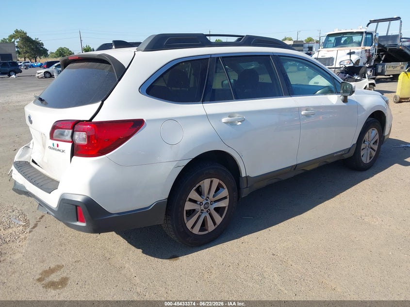 Vin: 4s4bsafcxj3331819, lot: 45931474, subaru outback 2.5i premium 20184