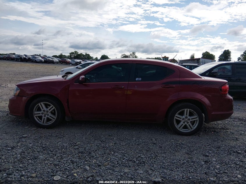 2014 Dodge Avenger Sxt VIN: 1C3CDZCB4EN203751 Lot: 45433414