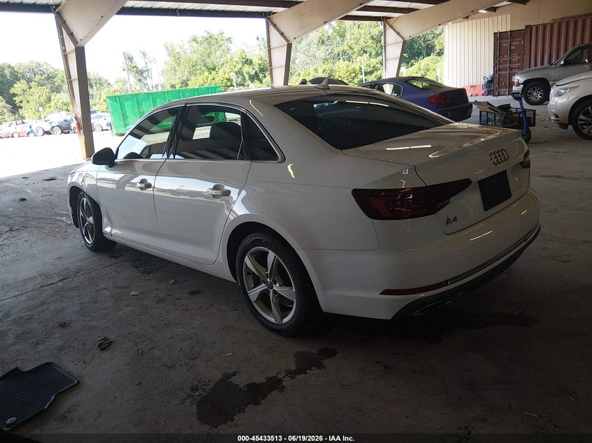 Vin: waugmaf47ka032344, lot: 45931613, audi a4 40 premium/40 titanium premium 20193