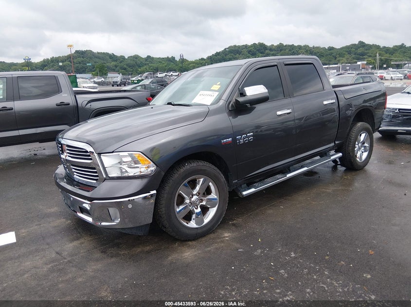 Vin: 1c6rr7lt8js254175, lot: 45931692, ram 1500 big horn  4x4 5'7 box 20182