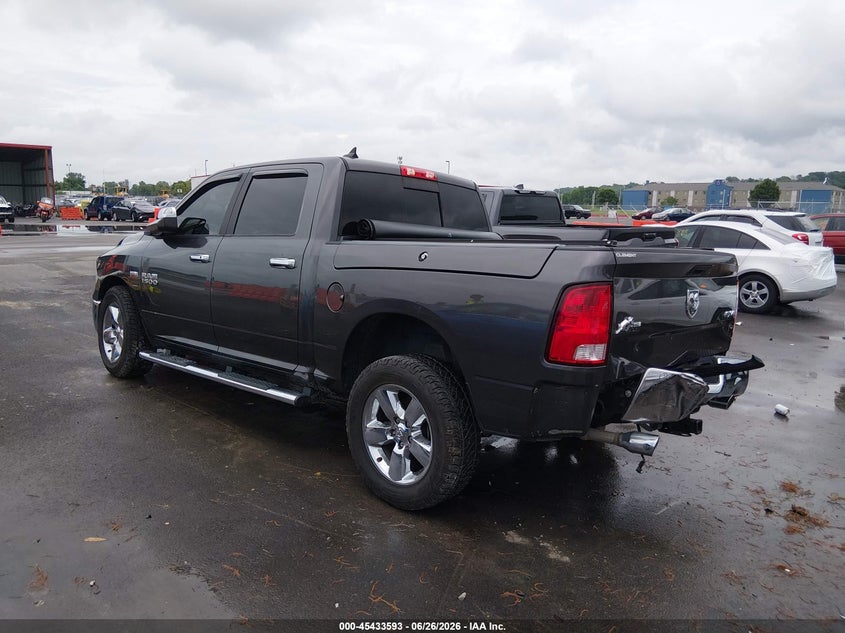 Vin: 1c6rr7lt8js254175, lot: 45931692, ram 1500 big horn  4x4 5'7 box 20183