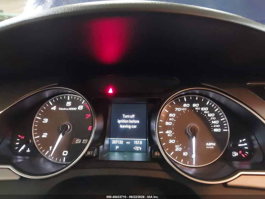 2013 Audi S5 3.0T Premium Plus VIN: WAUCGAFRXDA032018 Lot: 45433710