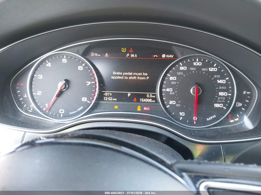 2015 Audi A6 3.0T Premium Plus VIN: WAUFGAFC8FN020504 Lot: 45433831
