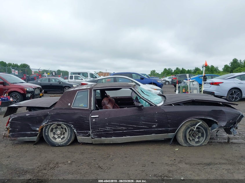 1985 Chevrolet Monte Carlo VIN: 1G1GZ37Z5FR168143 Lot: 45433919