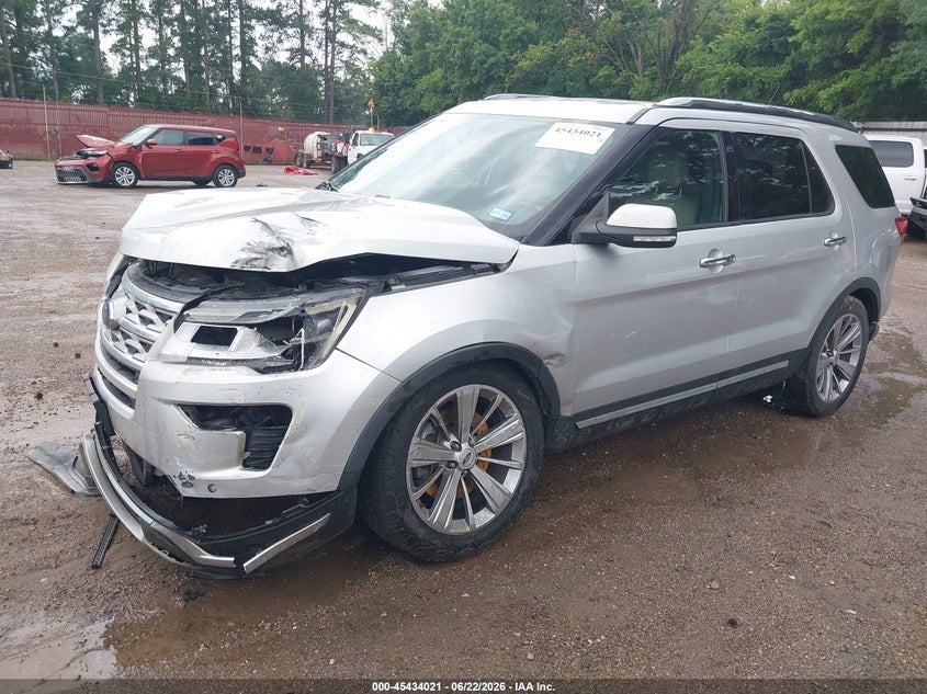 Vin: 1fm5k7f8xjgb57674, lot: 45932121, ford explorer limited 20182