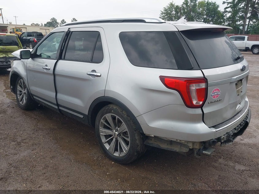 Vin: 1fm5k7f8xjgb57674, lot: 45932121, ford explorer limited 20183