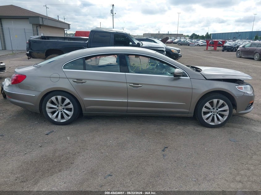 2012 Volkswagen Cc Sport VIN: WVWMP7ANXCE510833 Lot: 45434051