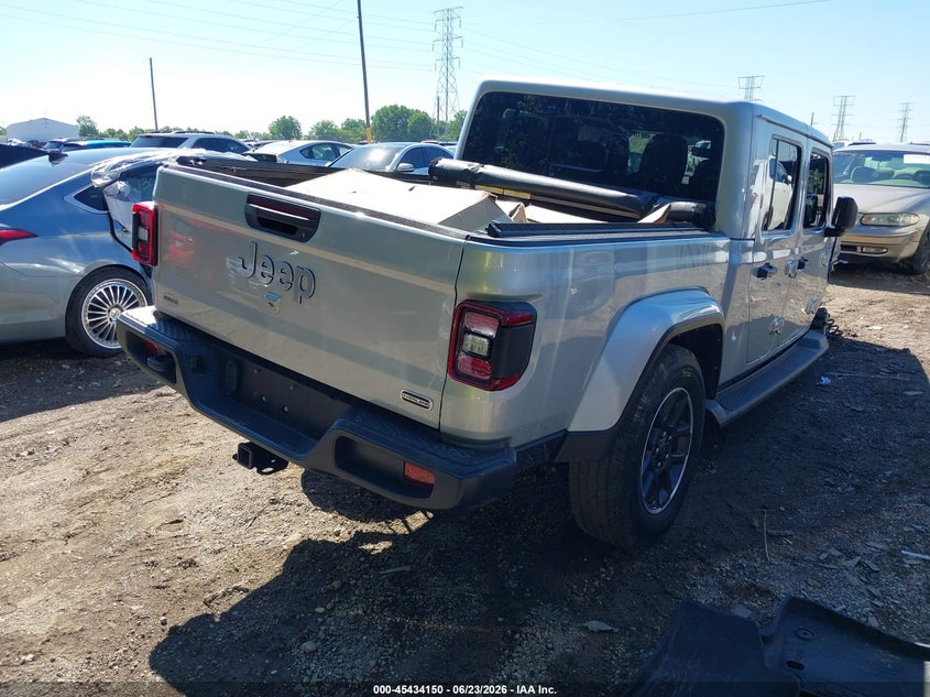 Vin: 1c6hjtfg6nl163626, lot: 45932250, jeep gladiator overland 4x4 20224