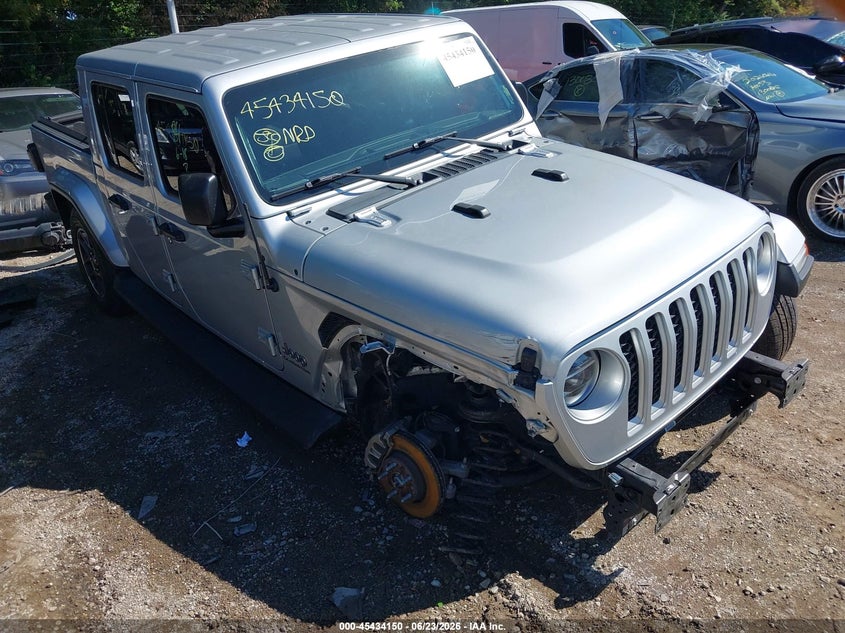 2022 Jeep Gladiator Overland 4X4 VIN: 1C6HJTFG6NL163626 Lot: 45434150