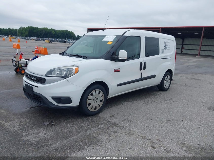 Vin: zfbhrfbb4k6m05744, lot: 45932280, ram promaster city tradesman slt 20192