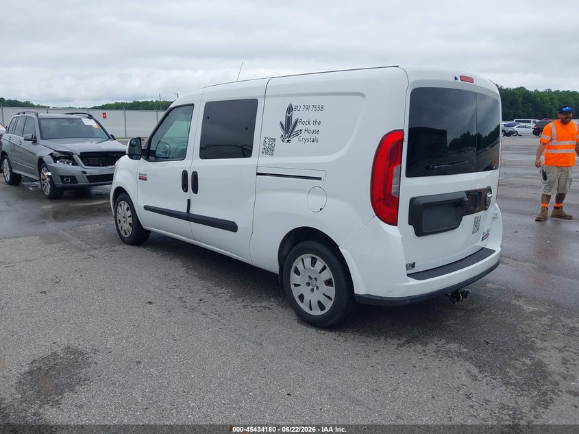 Vin: zfbhrfbb4k6m05744, lot: 45932280, ram promaster city tradesman slt 20193