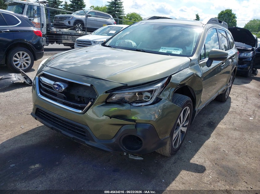 Vin: 4s4bsanc7j3290602, lot: 45932416, subaru outback 2.5i limited 20182