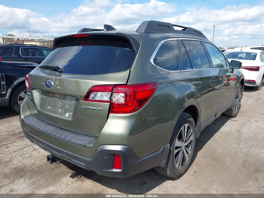 Vin: 4s4bsanc7j3290602, lot: 45932416, subaru outback 2.5i limited 20184