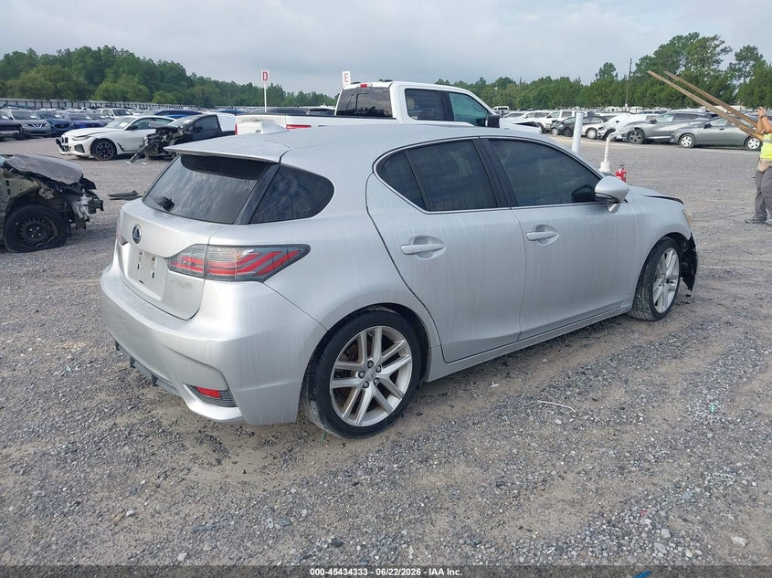 Vin: jthkd5bh5f2223398, lot: 45932433, lexus ct 200h 20154