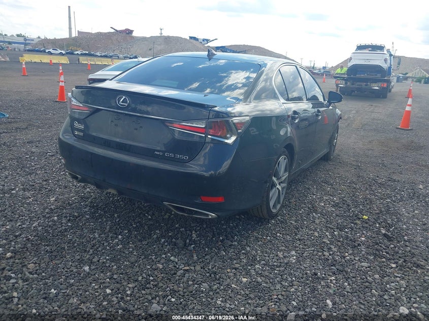 Vin: jthcz1bl3ja010032, lot: 45932447, lexus gs 350 f sport 20184