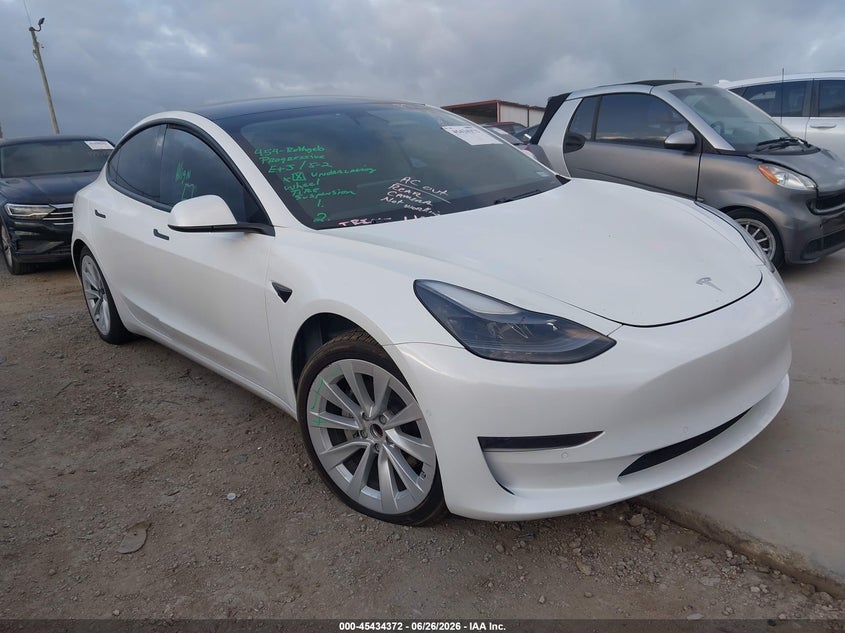 2021 TESLA MODEL 3 auction photo 1