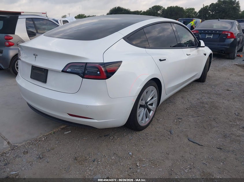 2021 TESLA MODEL 3 auction photo 4