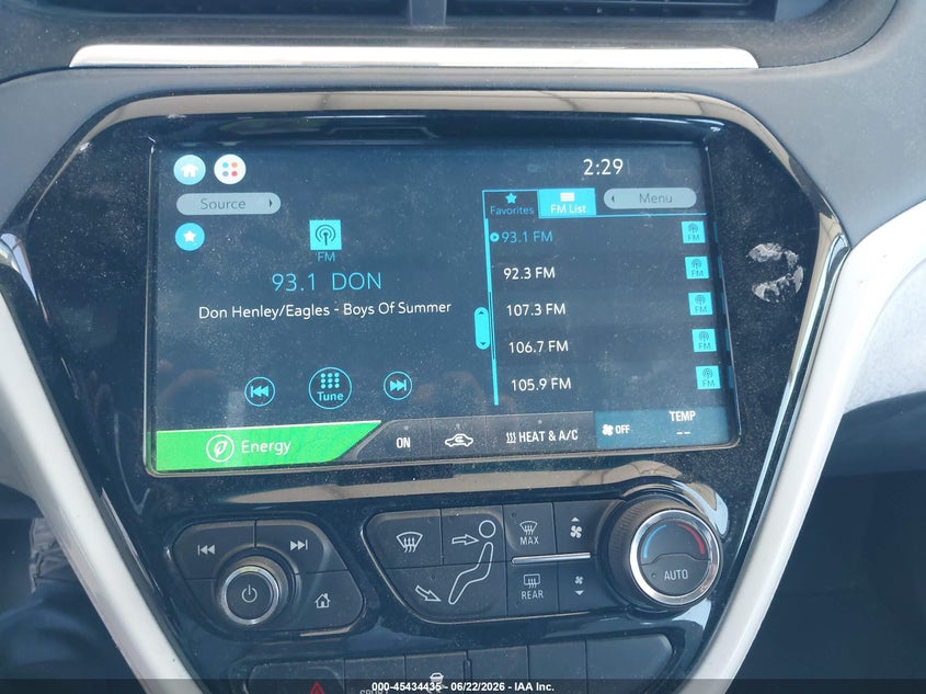 2017 Chevrolet Bolt Ev Lt VIN: 1G1FW6S09H4191259 Lot: 45434435