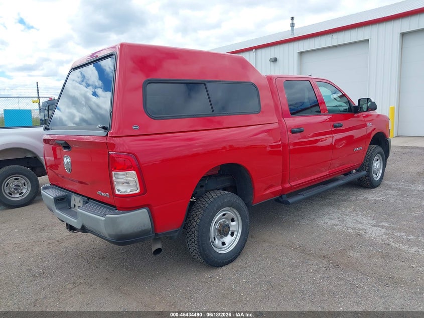Vin: 3c6ur5cj8lg243149, lot: 45932590, ram 2500 tradesman  4x4 6'4 box 20204