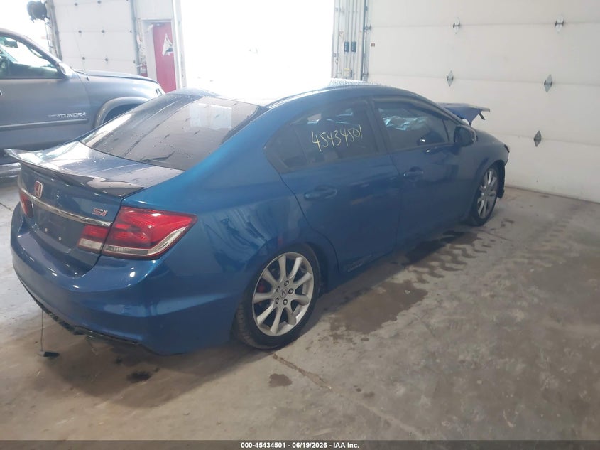2013 HONDA CIVIC SEDAN 2.4L I-4 DOHC, VVT, 201HP