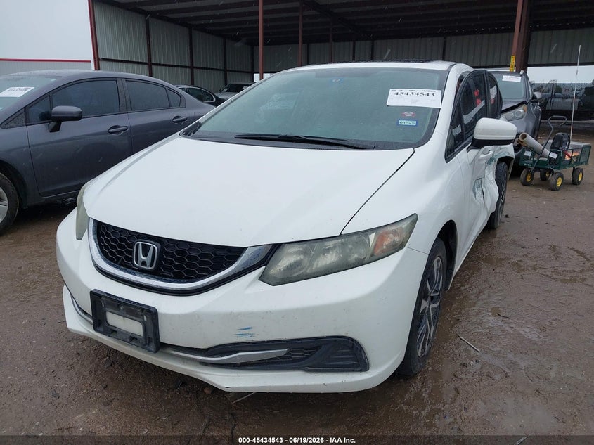 2014 Honda Civic Ex 19XFB2F86EE067374 photo 1