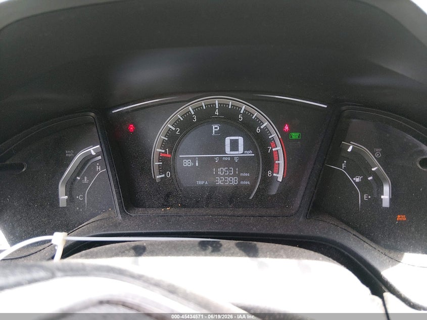 HONDA CIVIC 2016 VIN 19XFC2F54GE238757