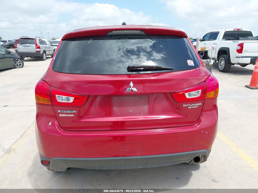 2014 Mitsubishi Outlander Sport Es VIN: 4A4AP3AU2EE016352 Lot: 45434579