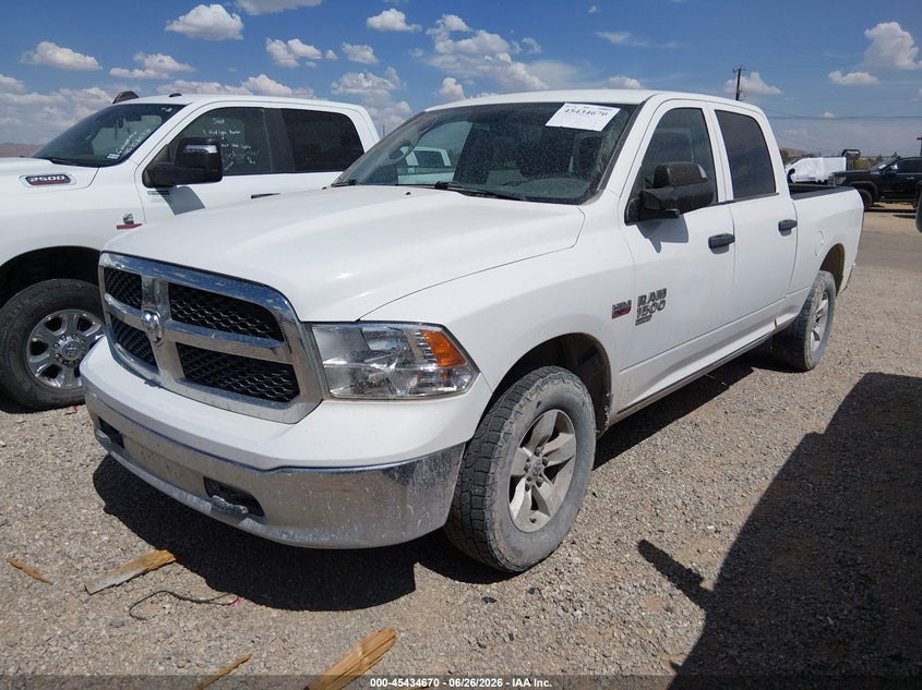 Vin: 1c6rr7stxps537056, lot: 45932770, ram 1500 classic tradesman  4x4 6'4 box 20232