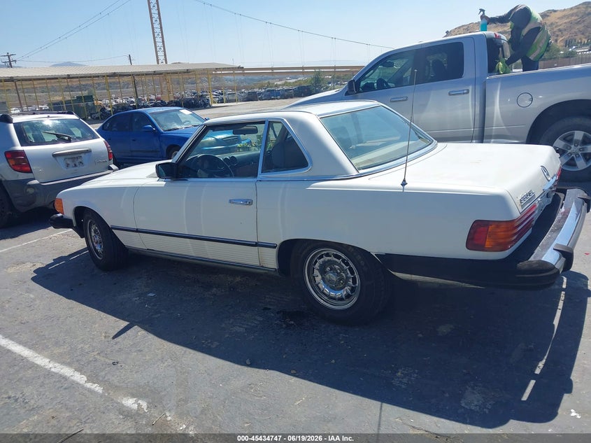 1983 Mercedes-Benz 380 Sl VIN: WDBBA45A9DB024109 Lot: 45434747