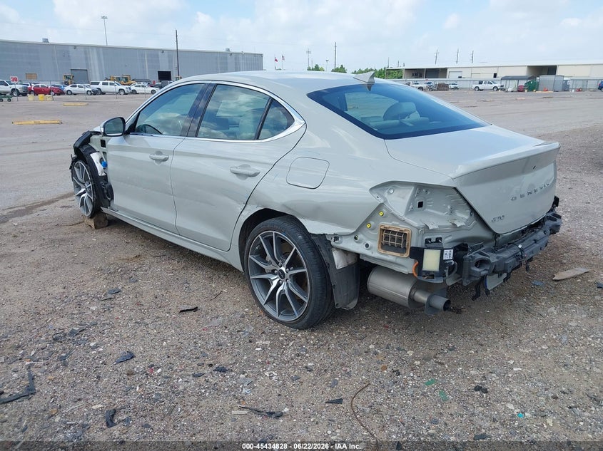 Vin: kmtg34sc3ru142497, lot: 45932928, genesis g70 2.5t rwd 20243