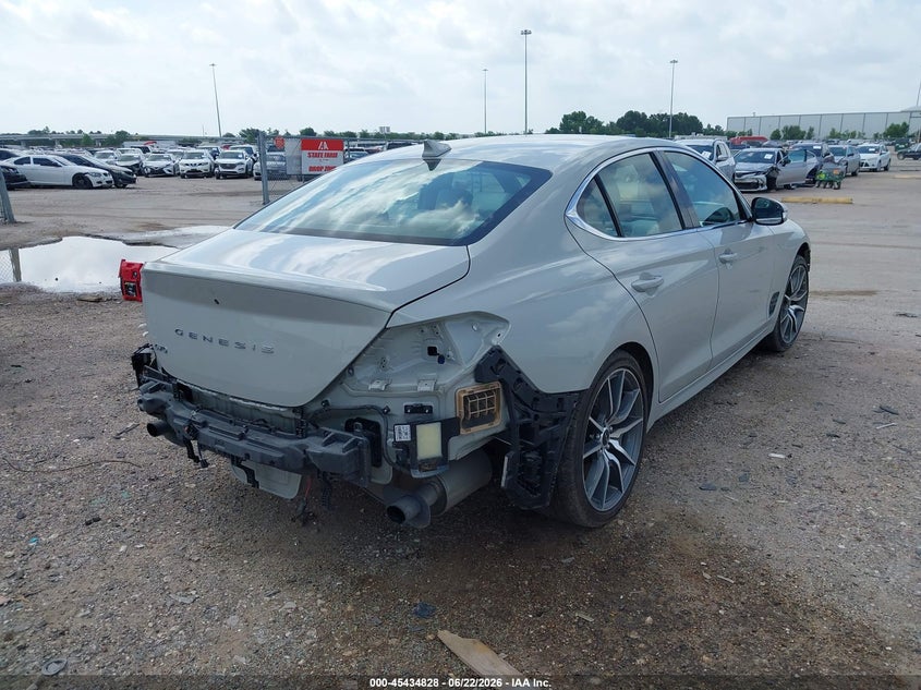 Vin: kmtg34sc3ru142497, lot: 45932928, genesis g70 2.5t rwd 20244