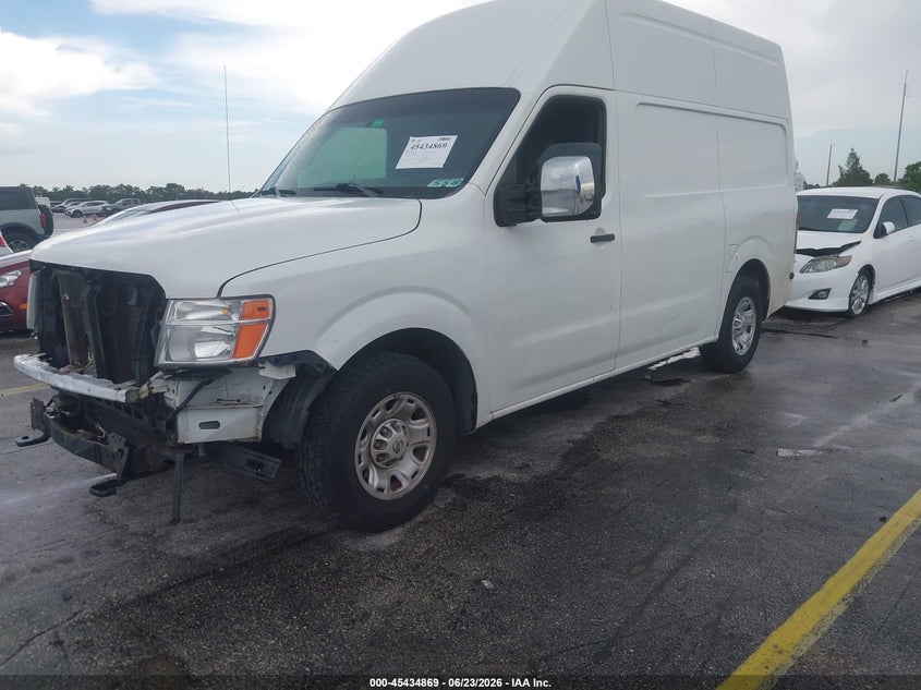 Vin: 1n6af0lyxjn805557, lot: 45932969, nissan nv cargo nv2500 hd sv v8 20182