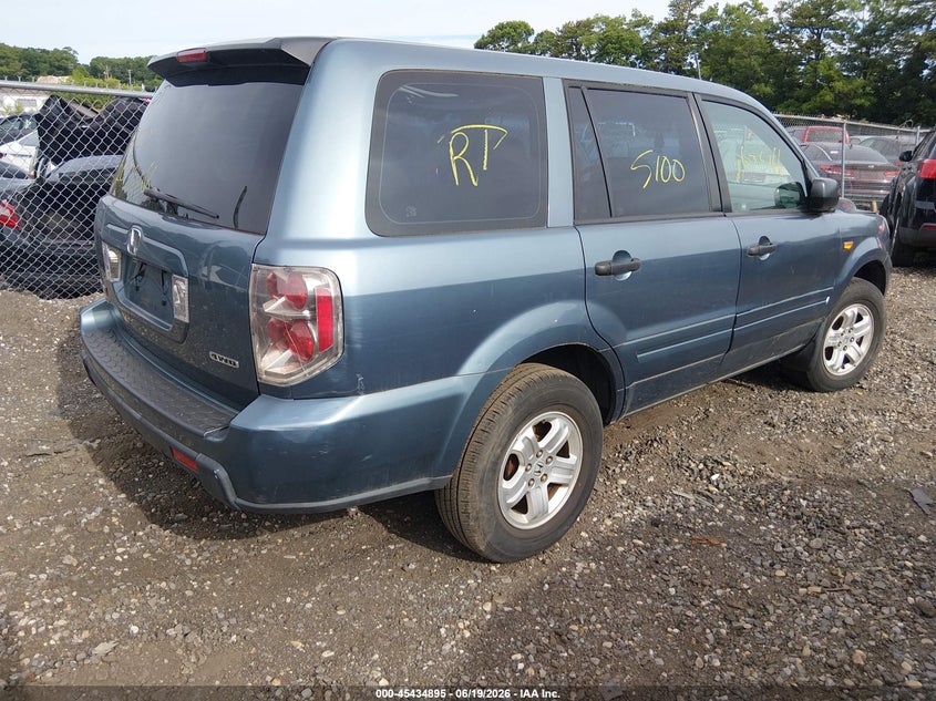 2007 HONDA PILOT auction photo 4